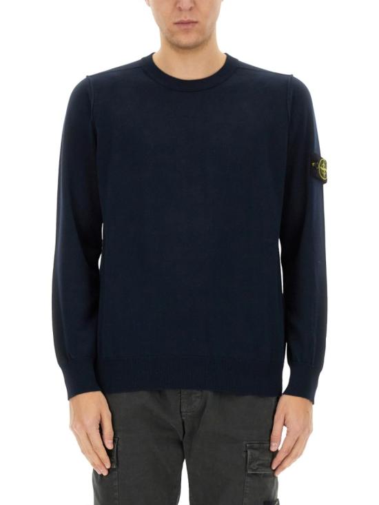  스톤 아일랜드 긴팔 티셔츠 5100053 S00B2V0020 Blue - STONE ISLAND