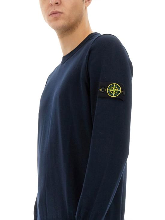  스톤 아일랜드 긴팔 티셔츠 5100053 S00B2V0020 Blue - STONE ISLAND