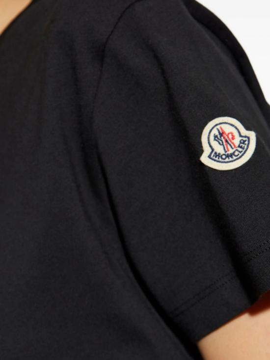 26FW 몽클레어 반팔 티셔츠 L20938C00021 89AUO 999 BLACK - MONCLER