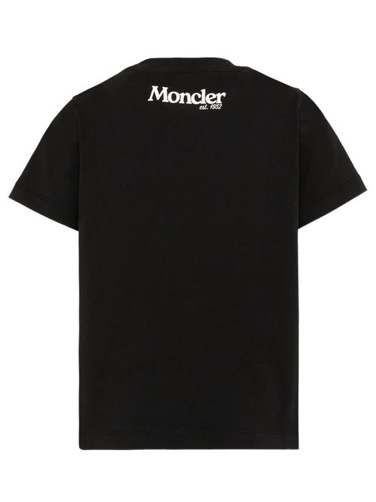 26FW [키즈] 몽클레어 티셔츠 L29548C00008 89AFV 999 BLACK - MONCLER