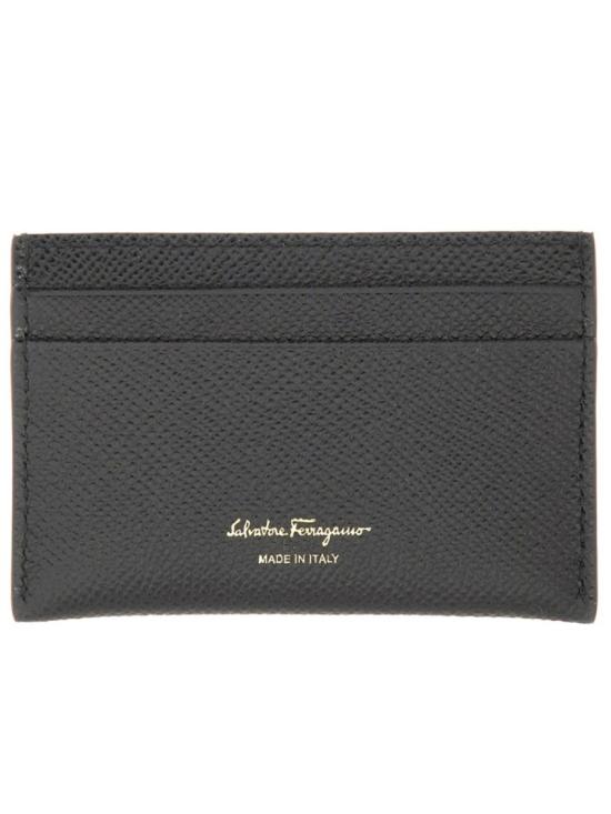  살바토레 페라가모 간치니 카드지갑 742164 220007001 Black - SALVATORE FERRAGAMO