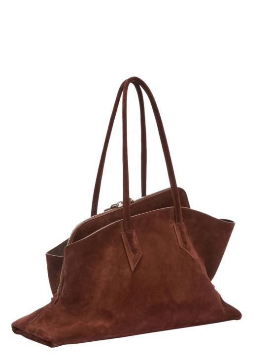  디 아티코 라 파세지아타 미디엄 탑 핸들 백 250WAH00054 LBT007AA850 Brown - THE ATTICO