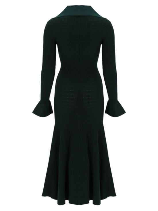 26SS 셀프 포트레이트 롱 원피스 RS26 138MA G GREEN - SELF PORTRAIT