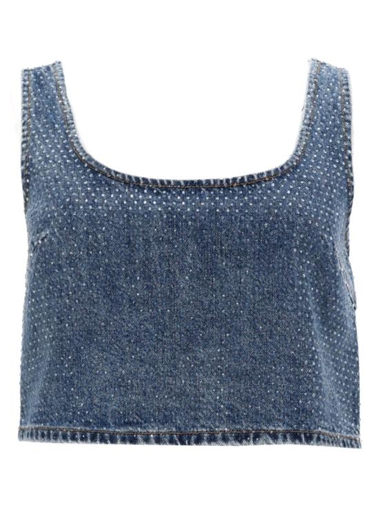 26SS 셀프 포트레이트 민소매 티셔츠 RS26 826T BL BLUE