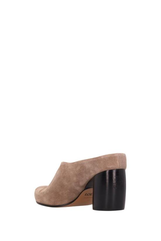 26FW 로에베 오벌 스웨이드 카프스킨 뮬 L814379X74 - LOEWE