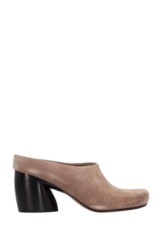 26FW 로에베 오벌 스웨이드 카프스킨 뮬 L814379X74