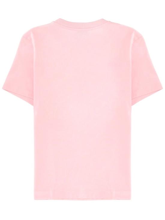26SS 카사블랑카 반팔 티셔츠 W SP26 JTS 020 01AIRBRUSHSMILEY Pink - CASABLANCA