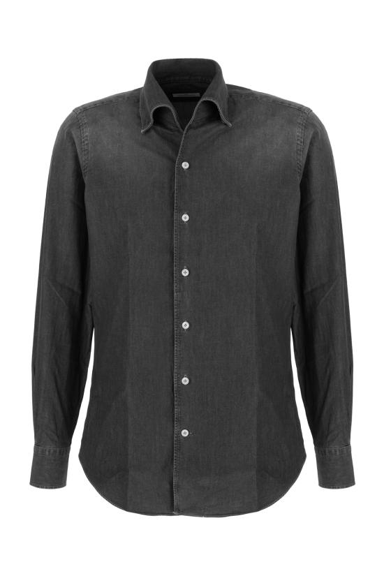 26FW 알레산드로 게라르디 긴팔 셔츠 BP1CN10AJS 536 NERO LAVATO