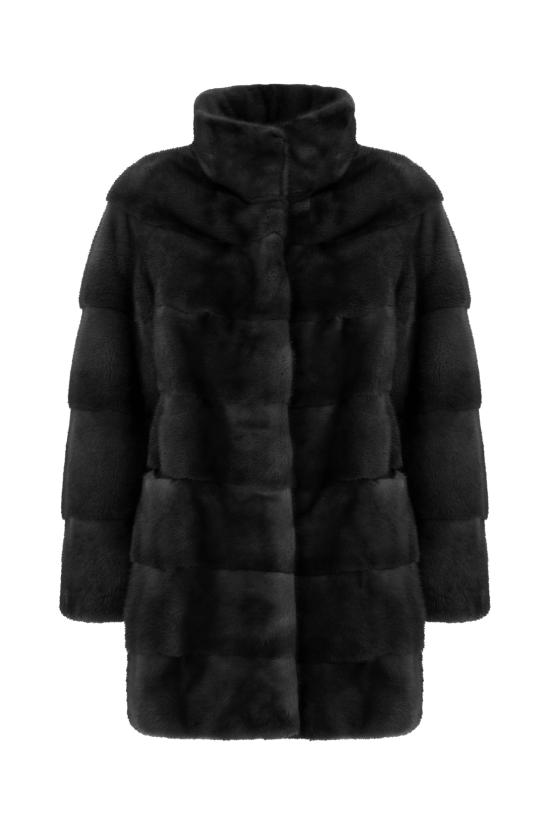 26FW 올리비아 V 무스탕 26V75681VISONE BLACK