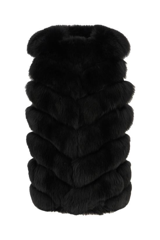 26FW 올리비아 V 무스탕 26V027VOLPE BLACK