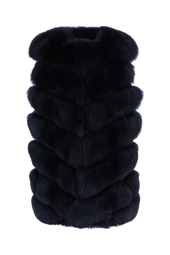 26FW 올리비아 V 무스탕 26V027VOLPE BLUNOTTE Blu notte