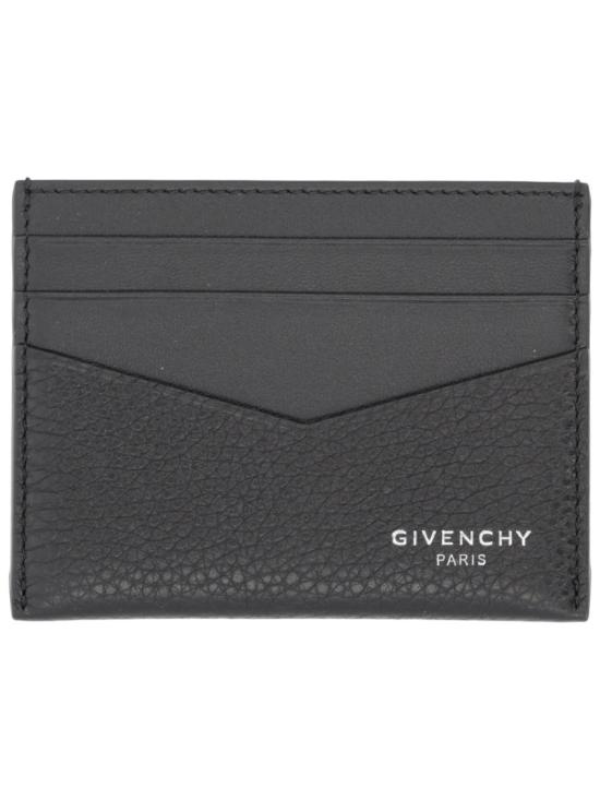  지방시 그레인드 레더 카드 홀더 BK6099K213 001 Black