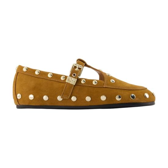 26FW 가니 플랫 슈즈 D1020021 983 KHAKI