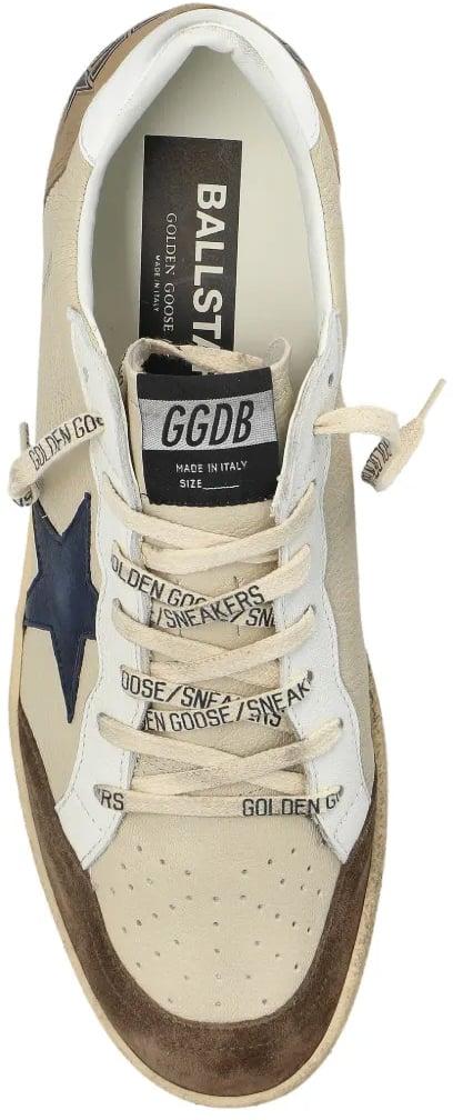 26FW 골든구스 볼 스타 스웨이드 스니커즈 GMF00117 F008722 83406 WHITE DOM - GOLDEN GOOSE