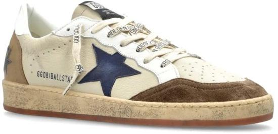 26FW 골든구스 볼 스타 스웨이드 스니커즈 GMF00117 F008722 83406 WHITE DOM - GOLDEN GOOSE