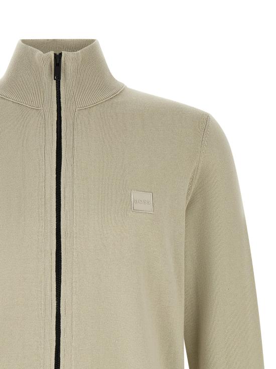 26FW 휴고보스 집업 니트 50543692271 Beige - HUGO BOSS