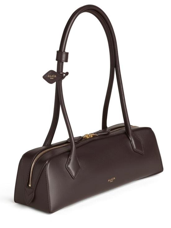 26FW 알라이아 르 테켈 미디움 레더 숄더백 AA1S06033I061 U15 BRUN FUME - ALAIA