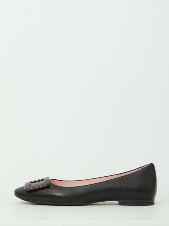 26FW 로저비비에 플랫 슈즈 RVW66839540 BLACK - ROGER VIVIER