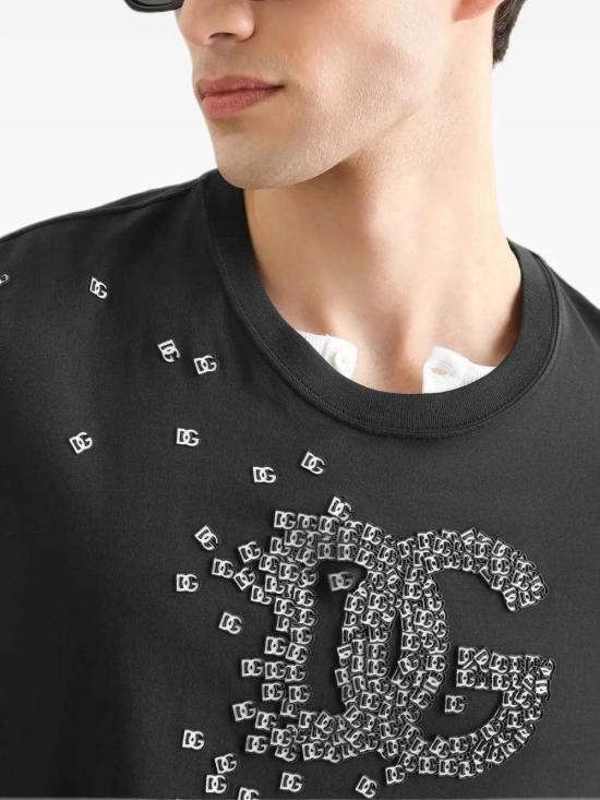 26FW 돌체앤가바나 반팔 티셔츠 G8PN9TG7P9Z N0000 NERO - DOLCE & GABBANA