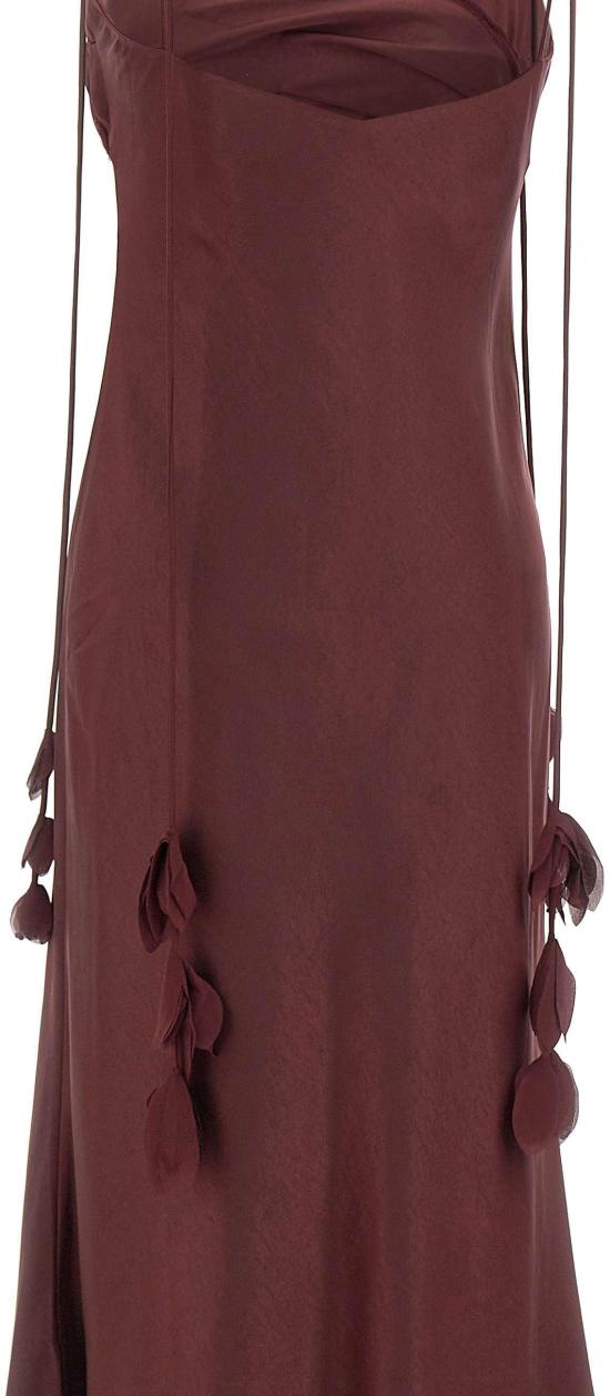 26SS 셀프 포트레이트 롱 원피스 218MBUBURGUNDY MAROON - SELF PORTRAIT