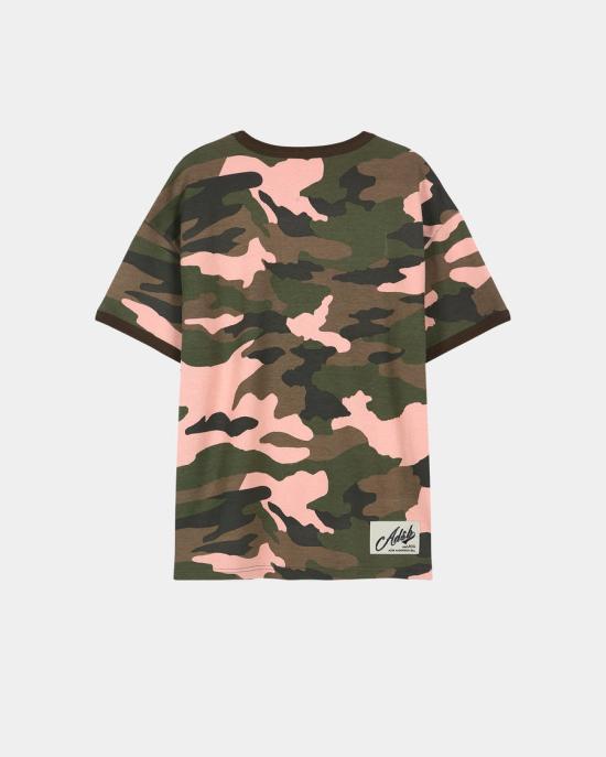 26SS 앤더슨벨 반팔 티셔츠 atb1461m PINK CAMOUFLAGE DOM - ANDERSSON BELL