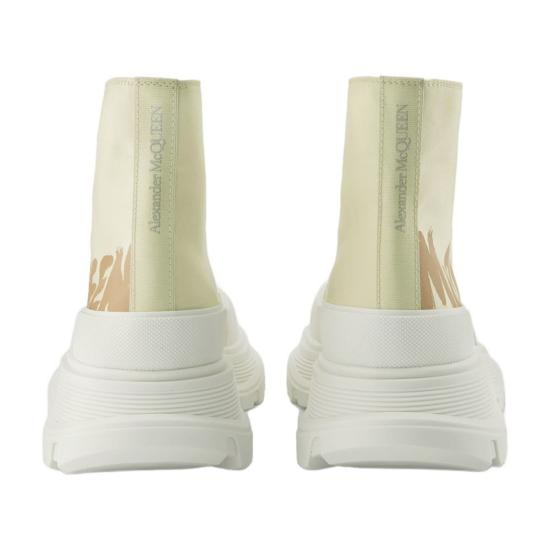  알렉산더 맥퀸 스니커즈 트레드 슬릭 하이탑  블랙/화이트 - ALEXANDER MCQUEEN