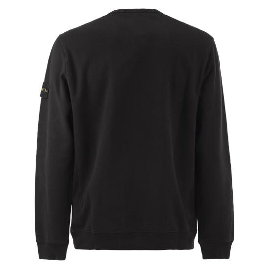 26FW 스톤 아일랜드 60120 코튼 플리스 스웨트셔츠 L2S156100049 BLACK - STONE ISLAND
