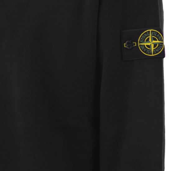 26FW 스톤 아일랜드 60120 코튼 플리스 스웨트셔츠 L2S156100049 BLACK - STONE ISLAND