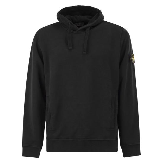 26FW 스톤 아일랜드 후드 티셔츠 L2S156100048 BLACK
