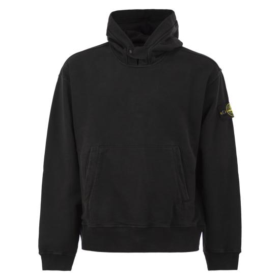26FW 스톤 아일랜드 후드 티셔츠 L2S156100023 BLACK