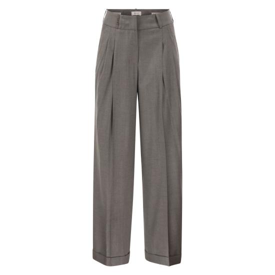 26FW 페세리코 스트레이트 팬츠 A04798 DARK GREY