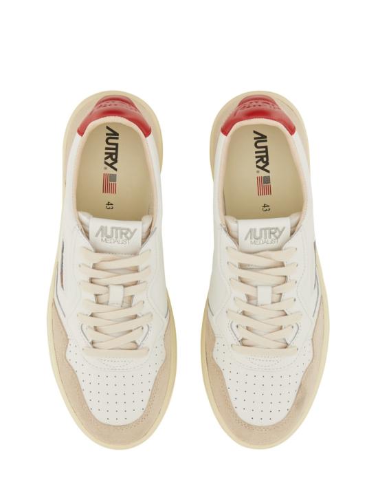 26FW 오트리 메달리스트 로우 스니커즈 AULM LS43 WHITE - AUTRY
