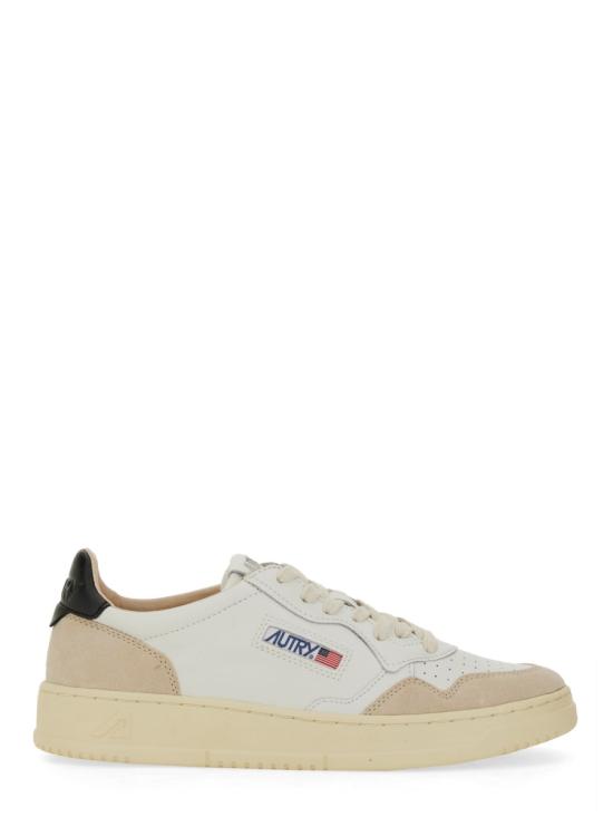 26FW 오트리 메달리스트 로우 스니커즈 AULM LS21 WHITE