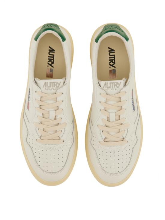 26FW 오트리 메달리스트 로우 스니커즈 AULM LL20 WHITE - AUTRY