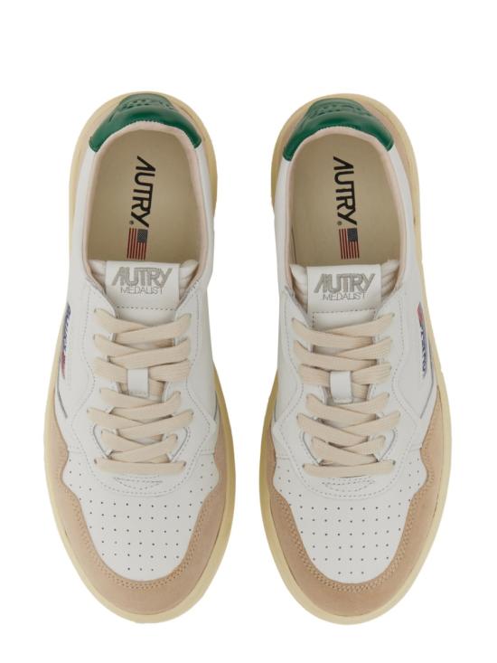26FW 오트리 메달리스트 로우 스니커즈 AULM LS23 WHITE - AUTRY