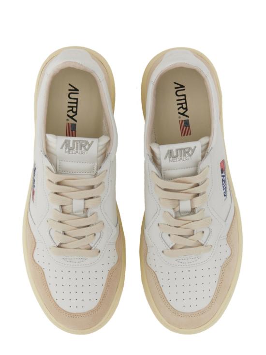 26FW 오트리 메달리스트 로우 스니커즈 AULM LS33 WHITE - AUTRY
