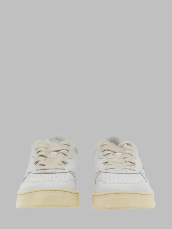 26FW 오트리 메달리스트 로우 레더 스니커즈 AULW LL15 WHITE - AUTRY