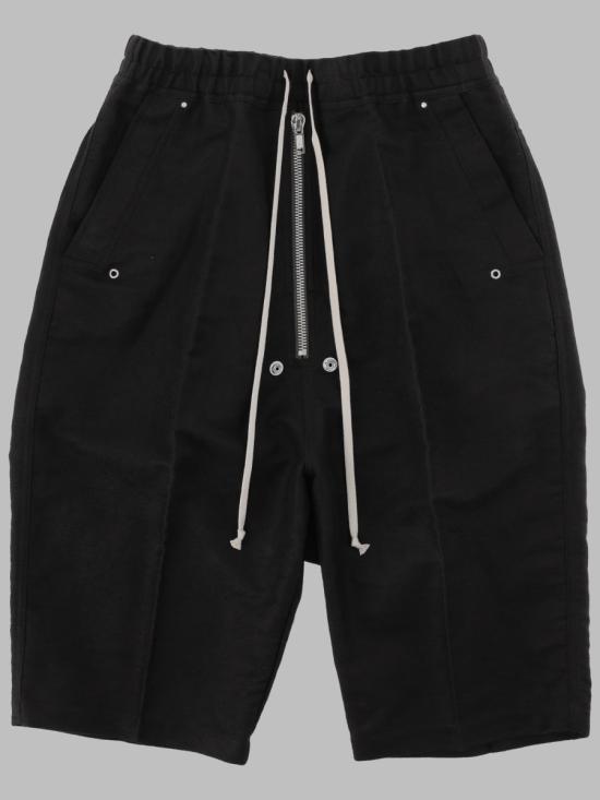 26FW 릭 오웬스 숏팬츠 RU02F4349 MOR09 BLACK