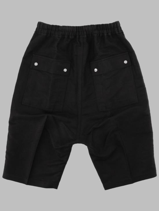 26FW 릭 오웬스 숏팬츠 RU02F4349 MOR09 BLACK - RICK OWENS