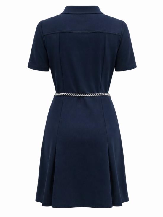 26SS 마이클 코어스 미디 원피스 MR683BX667 409MIDNIGHTBLUE - MICHAEL KORS