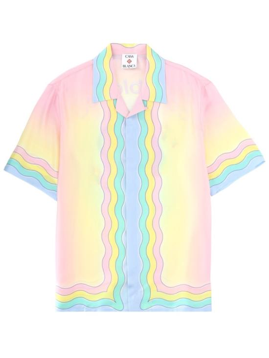 26SS 카사블랑카 반팔 셔츠 M SP26 SH 003 03FORTHELOVEOFDANCE Multicolor