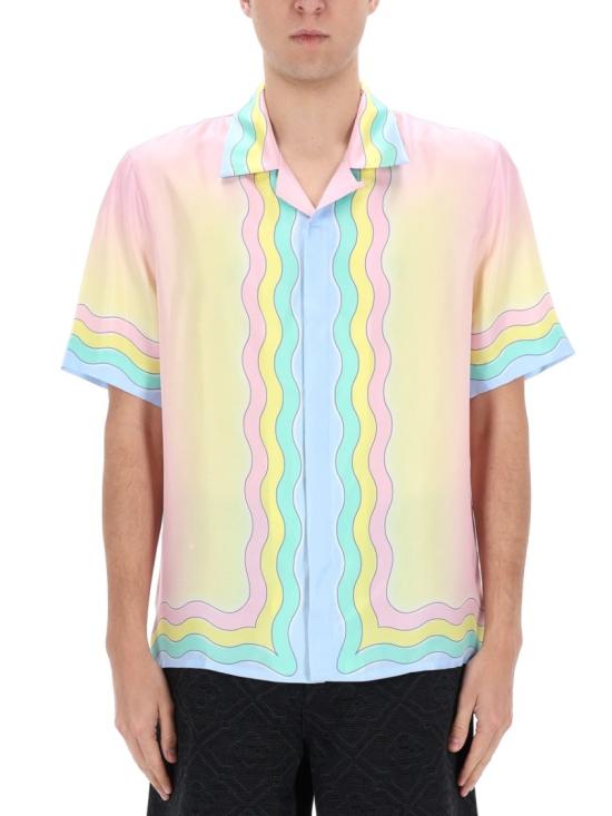 26SS 카사블랑카 반팔 셔츠 M SP26 SH 003 03FORTHELOVEOFDANCE Multicolor - CASABLANCA