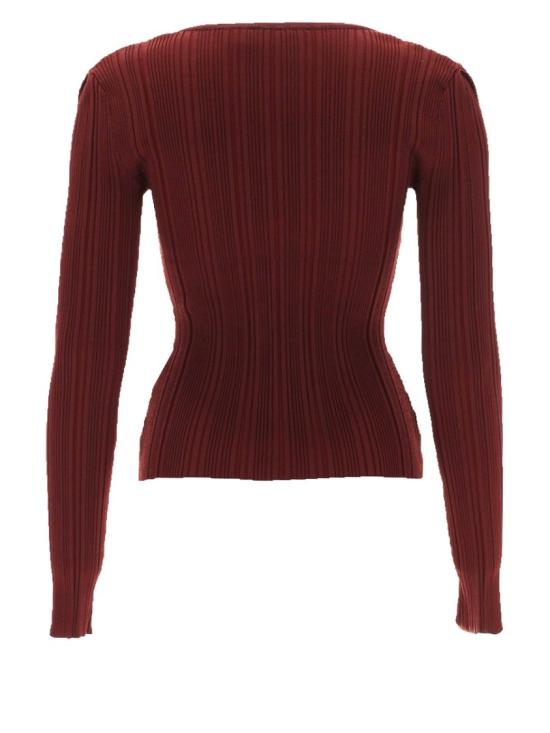 26SS 셀프 포트레이트 긴팔 티셔츠 RS26 176TB BU BROWN Burgundy - SELF PORTRAIT