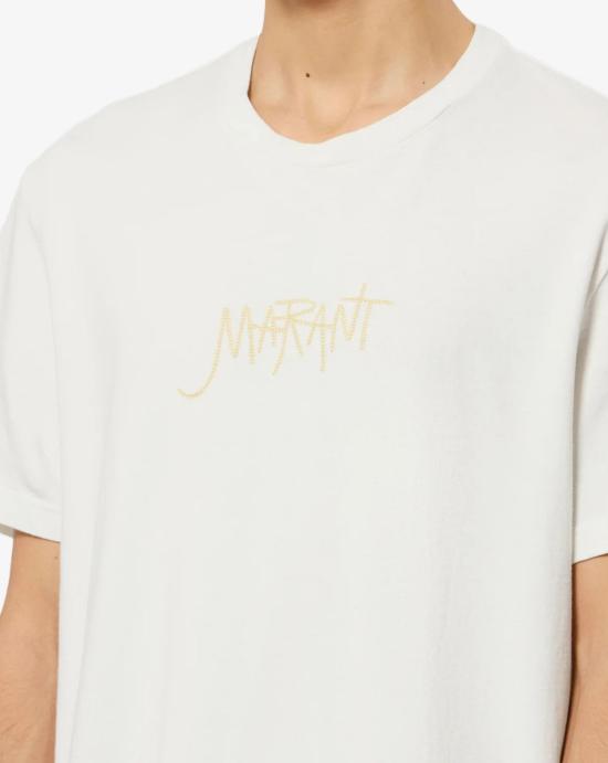  이자벨마랑 반팔 티셔츠 TS0052HC D3N09H20OF Off white - ISABEL MARANT