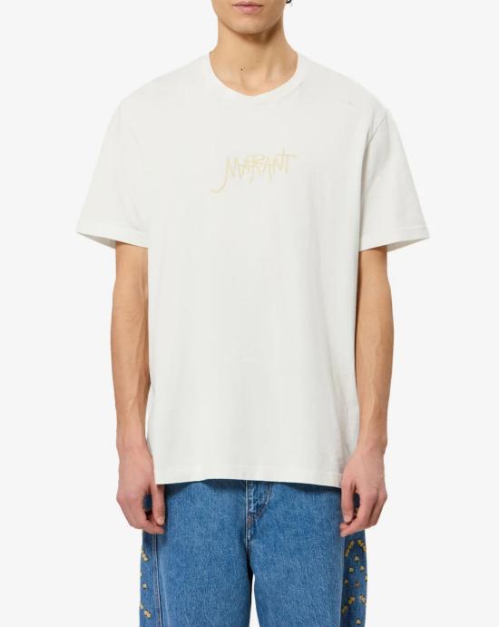  이자벨마랑 반팔 티셔츠 TS0052HC D3N09H20OF Off white - ISABEL MARANT