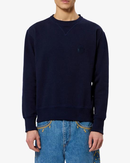  이자벨마랑 마이크 로고  스웨트 셔츠 SW0030HA D1M05H30NA Navy - ISABEL MARANT