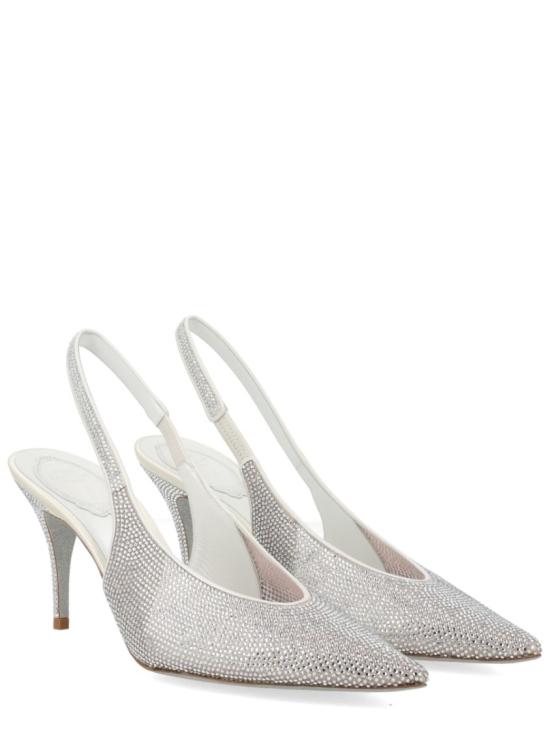 26SS 르네 카오빌라 힐/펌프스 C12648 080CRINV155 Silver - RENE CAOVILLA