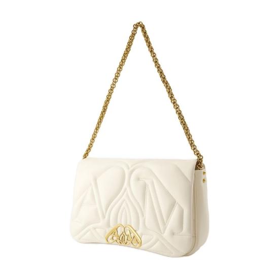  알렉산더 맥퀸 숄더백 더 씰 크로스바디 백 베이지 - ALEXANDER MCQUEEN