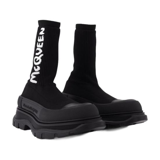 알렉산더 맥퀸 부츠 삭스  블랙 - ALEXANDER MCQUEEN