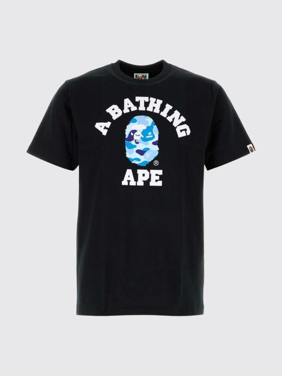 26FW 베이프 반팔 티셔츠 001TEM301004M BKXBL Black 1 - BAPE